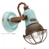 lampa loft zold rozsdas retro ipari falikar mediterran kopottas  vilagitas lampa feny letisztult kezzel keszult edison izzo hangulat vilagitas ferroluce magyarorszag.JPG